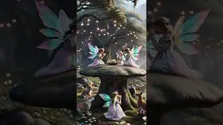 Fairy Forest Tea Party #FairyShorts #MagicalMoments #KidsFantasy