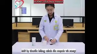 Hướng dẫn pha thuốc Zinnat