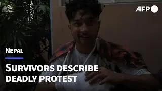 Injured recount deadly protest in Nepal | AFP