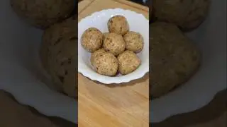 🔥 1 Minute No-Bake Energy Balls 😍🥜💪 | Super Healthy Snack 🍯✨ #shorts #@shamuvivekvlog