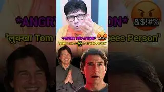 KRK React On Mission Impossible Movie🤬#krk #tomcruise #MissionImpossible #youtubeshorts #shorts