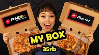 MY BOX dari Pizza Hut Resto VS PHD! 35 ribu kenyang?