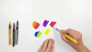 How to Blend Colors of Brushmarker PRO Markers by KARIN
