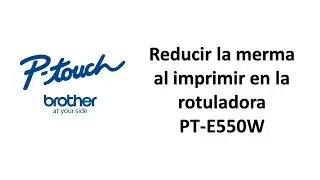 Reducir merma PT-E550W