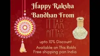 Rakhi ka bandhan, ek khushboo bhara tohfa ke saath ✨Celebrate your sibling love with Ittar Mittar❤️ 