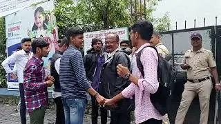 TV10 Uncut NCP Students wing Andolan against P Jog College on CBSC, led by Vikram Jadhav Part-04