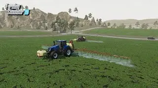 Fumigando & Abonando los Campos. Rendimiento al 100%! FS23 [Map Amberstone] Timelapse Ep#46