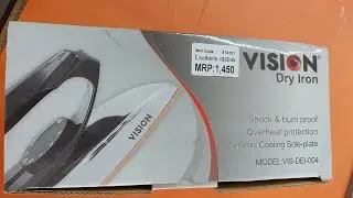 Dry Iron Model: VIS-DEI-004 #vision #iron #momotaelectronics