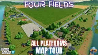 ЧЕТЫРЕ ПОЛЯ &mdash; Обзор карты &mdash; Farming Simulator 22