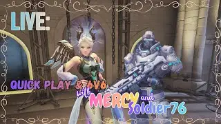 [PS5] OW2 - I try Soldier in QP + Mercy 💕 - Mercy and Soldier Gameplay #7