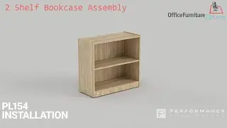 Easy Assembly Guide for PL Series 2 Shelf Bookcase