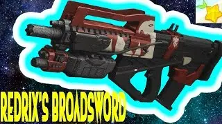 Destiny 2: REDRIX'S BROADSWORD review - Thank god everybody can get this gun, So much fun!!!!!
