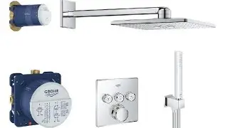 خلاط دفن جروهى سمارت، grohe smart box installation