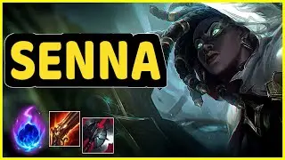 SENNA VS GALIO SUPPORT GAMEPLAY