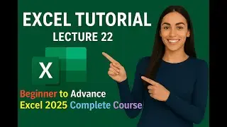Excel Basics Lecture 22 | Data Validation in Excel (Drop-down Lists & Input Restrictions)
