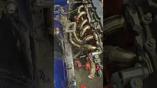 Vortec 4200 custom turbo manifold done!