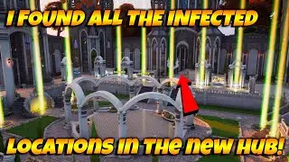 I Found A SECRET Quest In The NEW Fortnite Creative Hub! ALL INFECTED Locations In The New Hub!