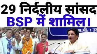 29 निर्दलीय सांसद होंगे बहुजन समाज पार्टी मेंशामिल