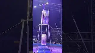 Incredible Circus Performance I Walking on the Fastest Swing #magic #circusacts #circusmagic #cny