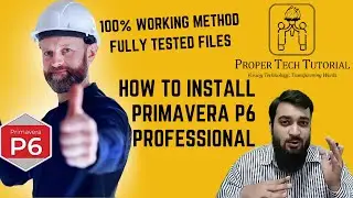 Install Primavera P6 Professional Software v16.1 | 100% Tested Method | @ProperTechTutorial