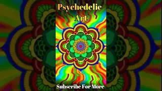Psychedelic Mandala Art 🔥😍❤️😎 #shorts #viral #mandala #mandalaart #psychedelic #art