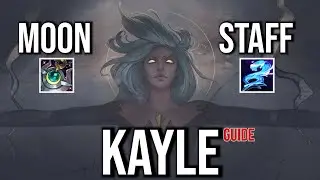 MOONSTAFF KAYLE! | Build + Guide | kayle 1v9