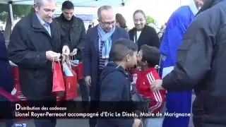 A Marignane La Chaume, le village de No&euml;l a enchant&eacute; les enfants