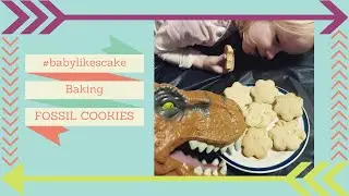BabyLikesCake - Episode 7 - Dinosaur Fossil Cookies