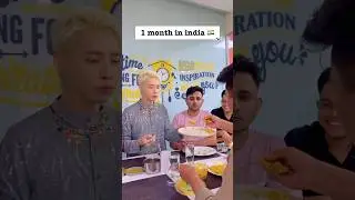K-pop singer who changed his eating habits in India😋🇮🇳🇰🇷 #aoora @channelAOORA