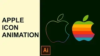 Adobe Illustrator Tutorial How to create APPLE ICON ANIMATION vector image
