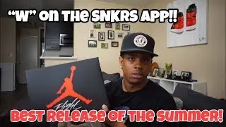Major W On The SNKRS App!!!