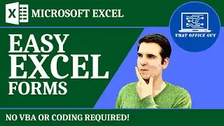 Easy Excel Forms With No Need For VBA | Microsoft Excel Tutorial