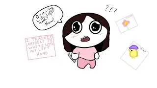 I trained myself to write with my left hand