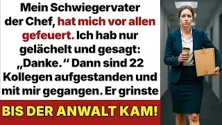 Mein Milliardär Schwiegervater, der Chef, warf mich aus dem Büro – 22 Kollegen gingen mit mir!
