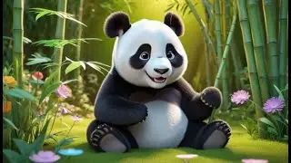 Sleepy Panda Munch Bamboo | English Nursery Rhyme | Kids Songs | Baby Music