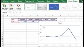Charts, graphs in Excel