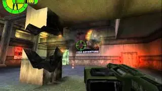 Red Faction - Geo-Mod in action in first boss battle