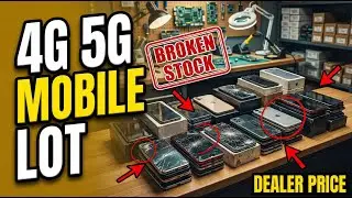 4G 5G Mobile Stock LOT 📱 Broken Copy Folder | Back Glass Broken | Shop Dealer Deal