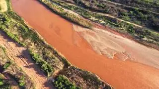 UHD 4K - Aerial Footage of the Canadian River