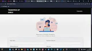 Systeme d'inscription a la plateforme en ligne de la societ&eacute; trashpick-up