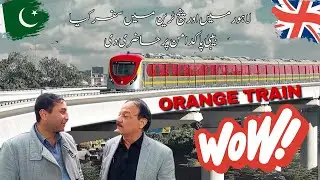 Lahore me orange train me travel kiya | Bibi pak daman hazari be de