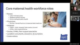 HCWF Committee Educational Webinar - Oregon's Maternal Health Workforce - 10/8/25