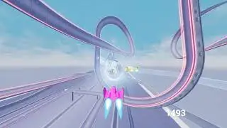 Unreal Engine 4 Anti-Gravity Racer Project Update - Basic Slipstream AI