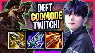 DEFT LITERALLY GOD MODE WITH TWITCH! - KT Deft Plays Twitch ADC vs Jinx! | Season 2024