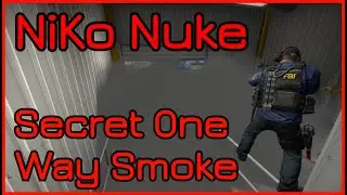 NiKo Secret One Way Smoke on Nuke (CS:GO Tricks)