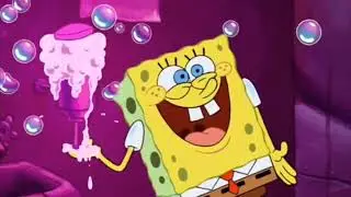 spongebob and patrick have a bubble party