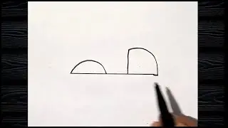 scooter drawing very easy  // motor bike drawing
