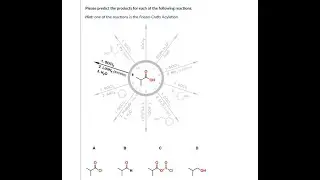 [Chemistry] Draw the expected product for each of ﻿the following reaction: Please predict the