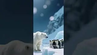 North Pole vs South Pole 🌍❄️ What&rsquo;s the Difference? | #shorts #science