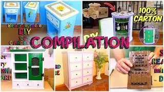 5 awesome crafts with carton boxes simple compilation DIY